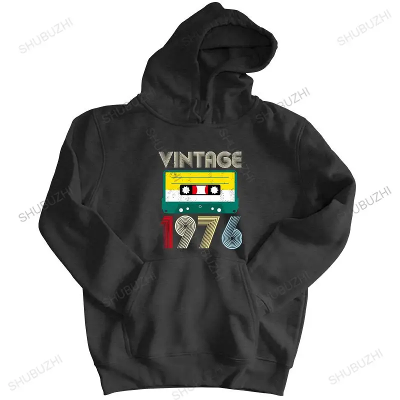 

unisex Outwear men hoodies 45rd Birthday Gift Vintage 1976 Year Old man brand zipper autumn hoody brand men autumn hoodie