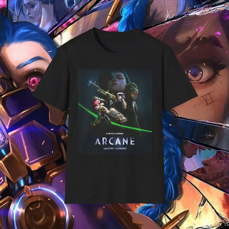 Arcane Jinx Vi Unisex Softstyle T-Shirt