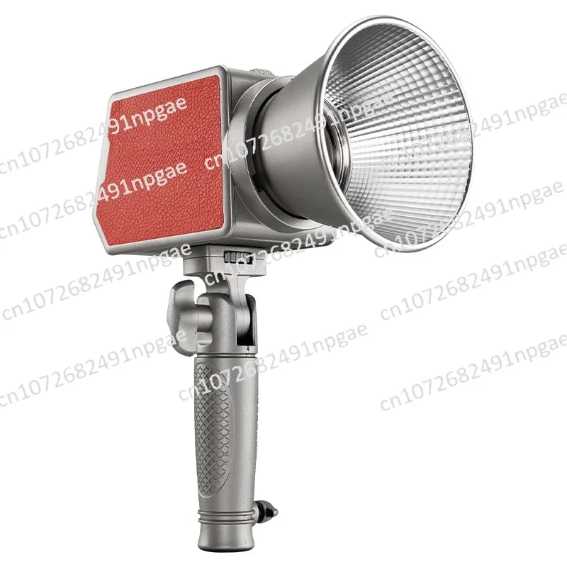 100W Portable Outdoor Live Filling Light Retro Calfskin Photography Light Dual Color Temperature Filling Light