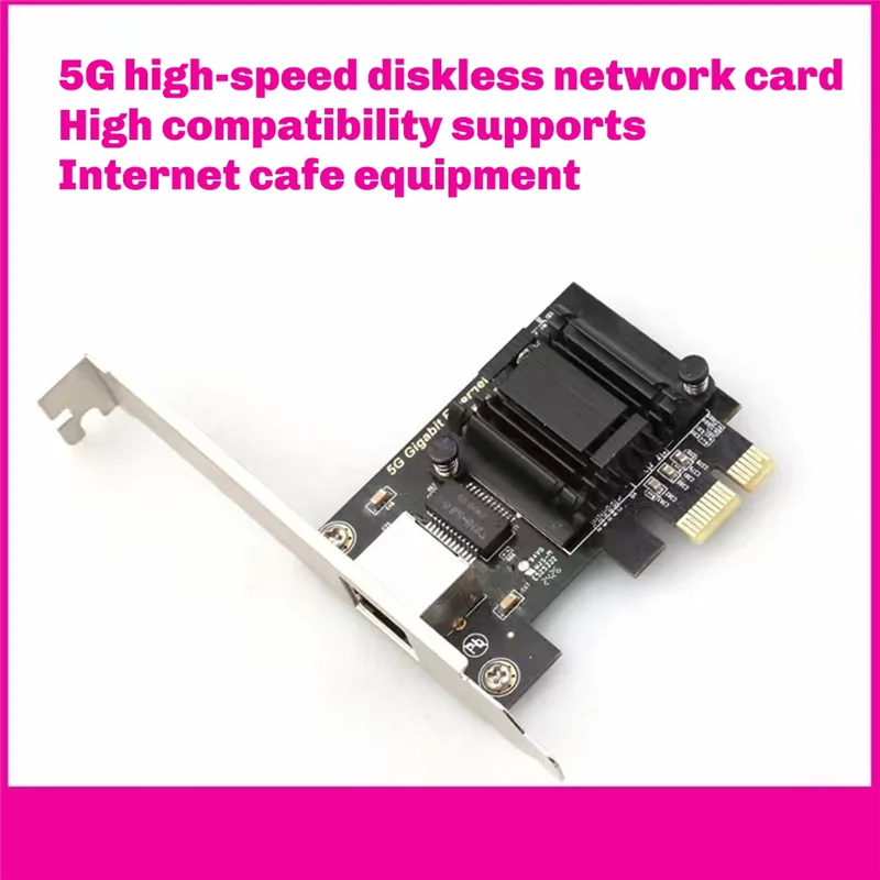 5G Pcie إلى RJ45 محول الشبكة جيجابت إيثرنت LAN تحكم للكمبيوتر/سطح المكتب Win10/11-TCE #4