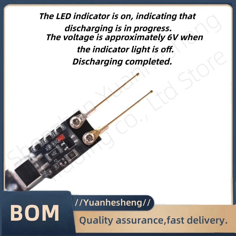 1000UF 5000UF Capacitor discharge pen Anti-electric shock switch Maintenance Inspection Tools