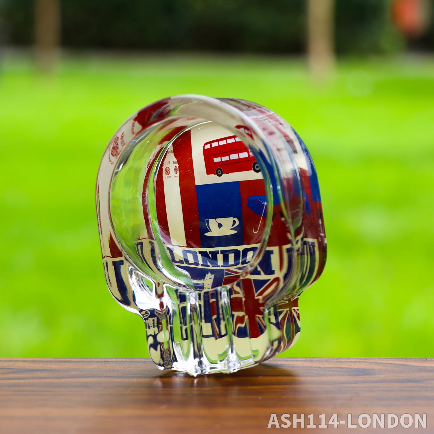 頭蓋骨型高強度ガラス灰皿クリエイティブルンドンビットコインス - Men'S Accessories London のレビューと価格
