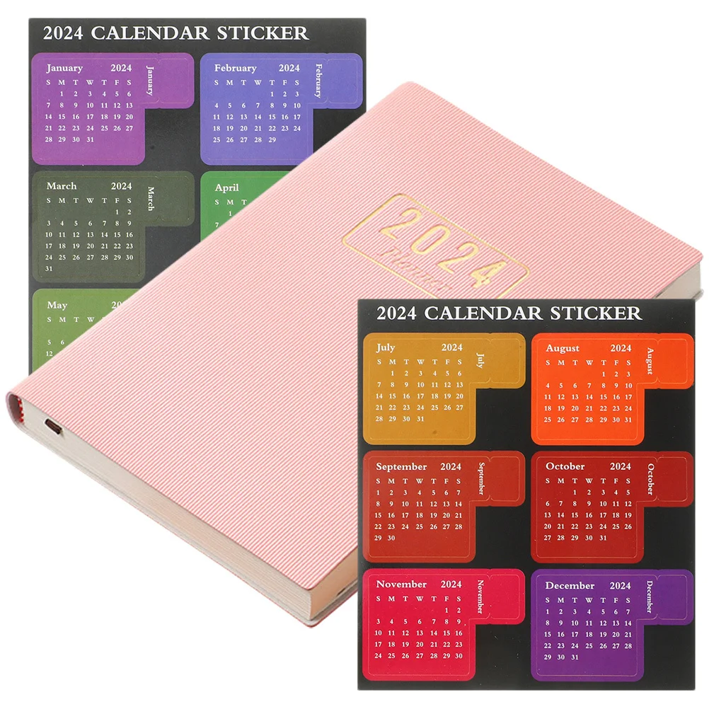 1Set Yearly Schedule Notepad Study Planner Weekly Calendar Plan Pad to Do List Organizer 2024 Efficient Academic Planner