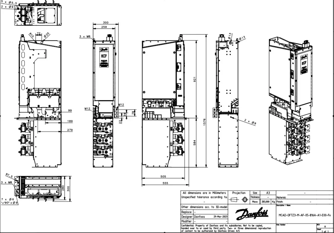 Vacon LCL Filter 132N8537 High Quality Variable Frequency Drive Accessories