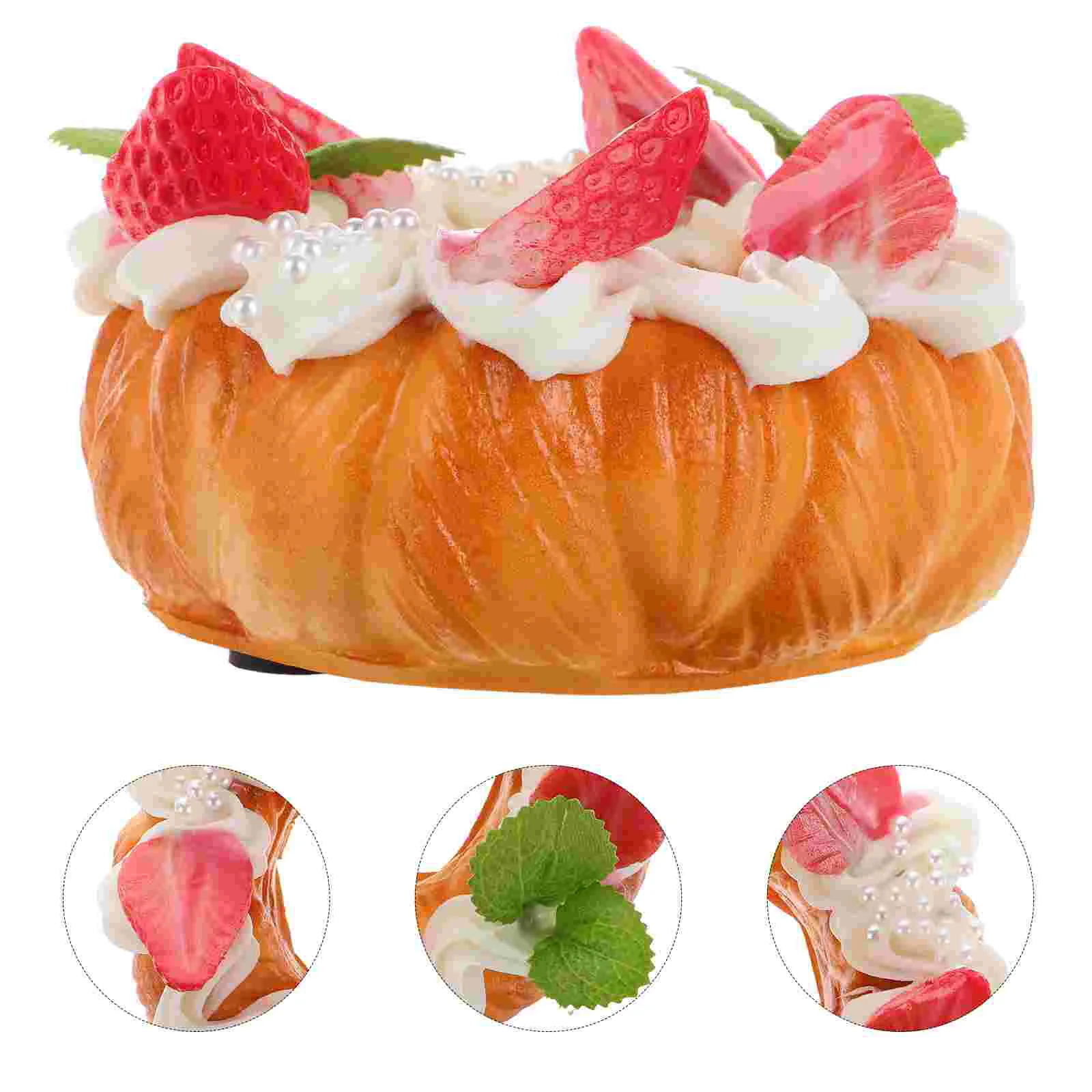 Cake Model Pretend Donut Simulation Models Fake Props Artificial Cakes Donuts Photo Toys