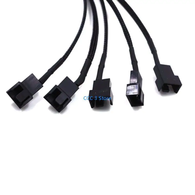 97bf 15pin إلى 5-Port 4-Pin 3Pin Cable 12V PC CASE COST