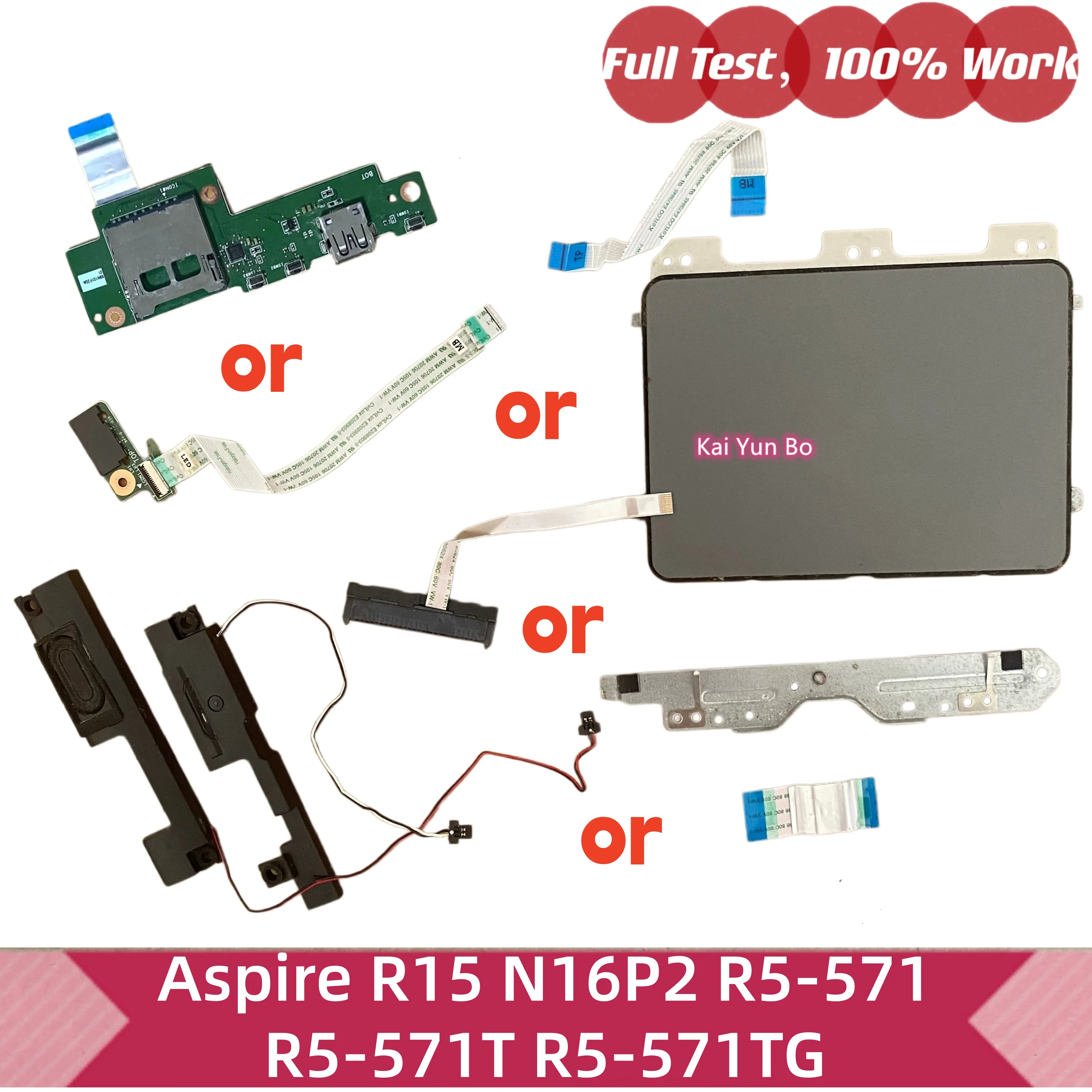 1423-009Y000 69N101D20A 69N101F20A 13N1-01A0211 NC.24611.03 Cable de disco duro SATA HDD, altavoces para panel táctil, placa LED o placa de botón de encendido para ACER Aspire R15 N16P2 R5-571 R5-571T R5-571TG