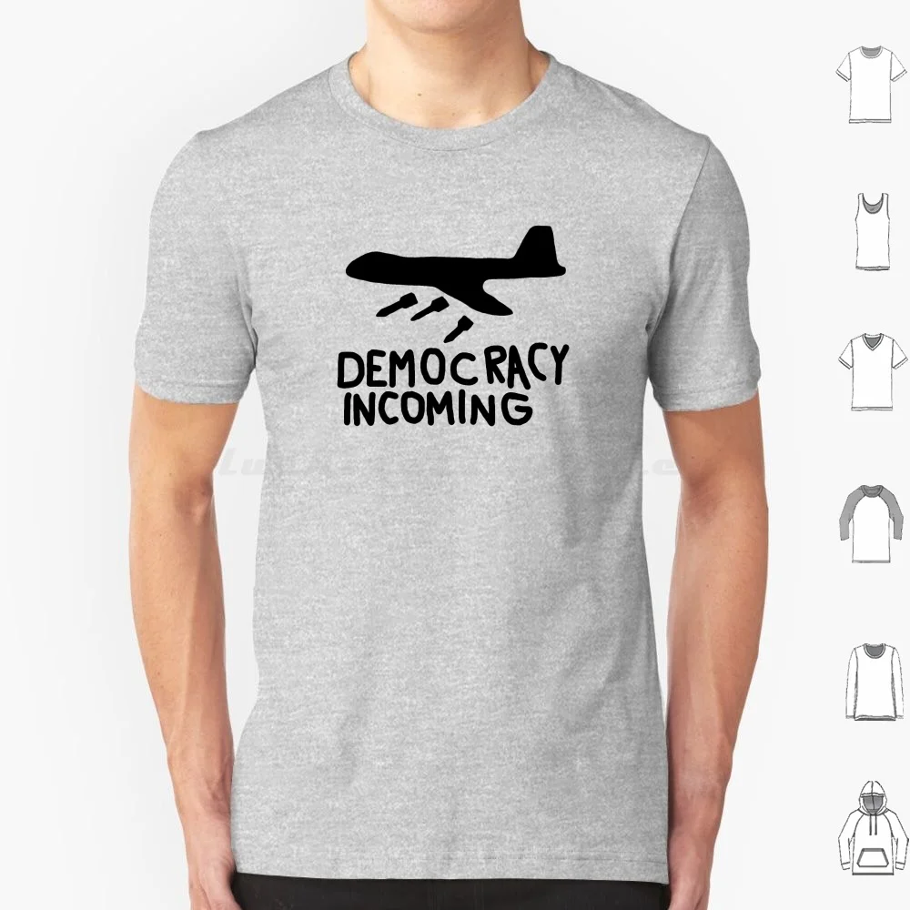 Incoming ( Black ) T Shirt Men Women Kids 6Xl Pacifist Bomber Military Politically Bombs Communist War On Terror Terrorism