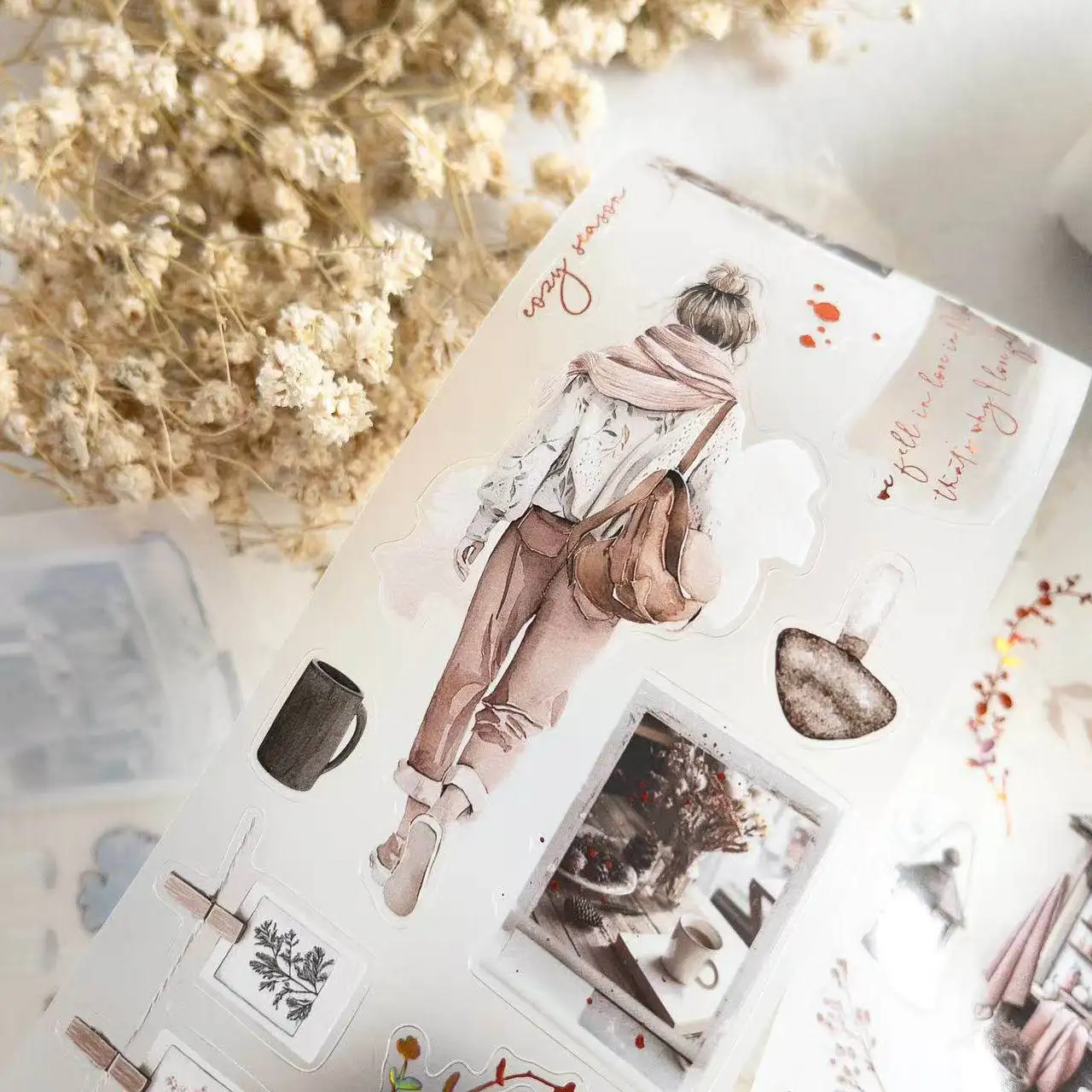 

Декоративная лента Washi Pet Tape Crea с дизайном Gaby Autumn Pause Masquerade Soirée