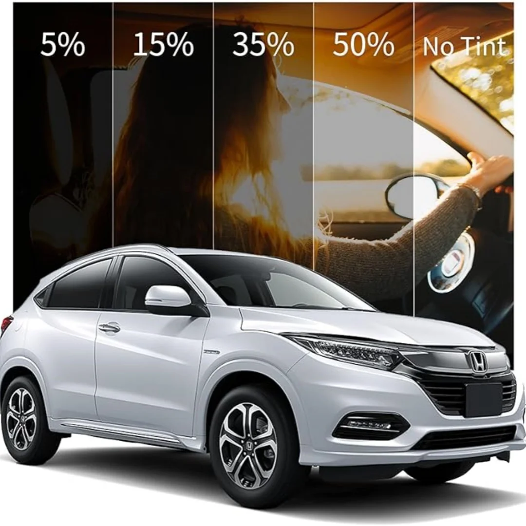 

Ceramic film for car windows, sun protection, high-definition, anti glare and anti scratch 19in x 118in