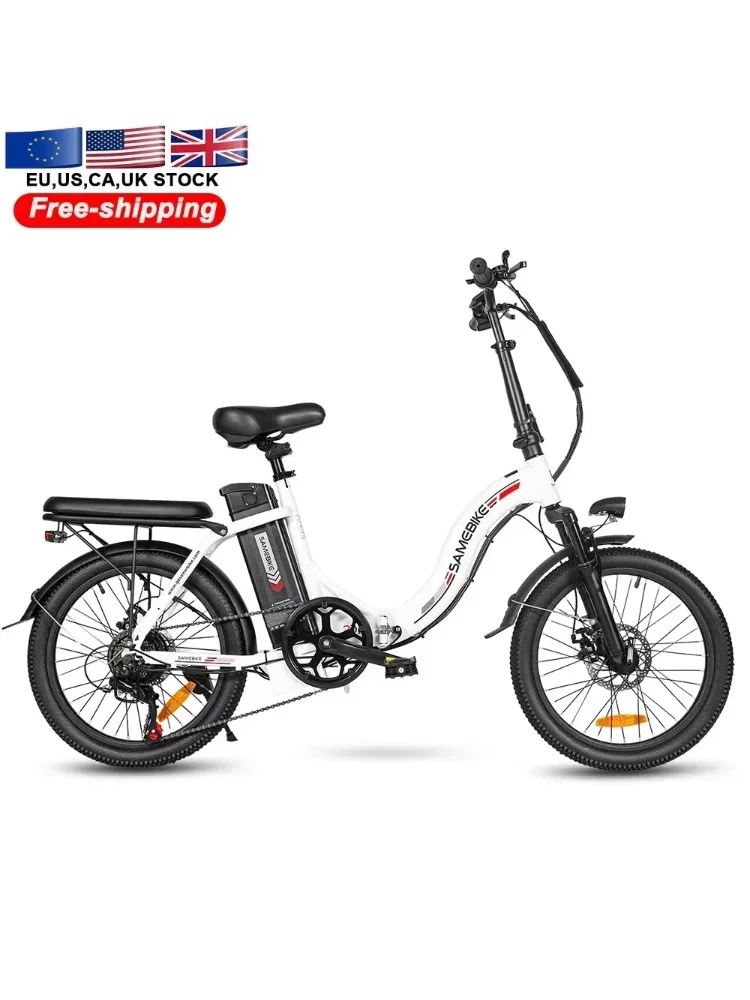 AliExpress SAMEBIKE CY20 Foldable Electric Bicycle 350W Motor 36V12AH Battery City Travel E-Bike Adult 20 Inch Tires 7 Speed Electric Bike