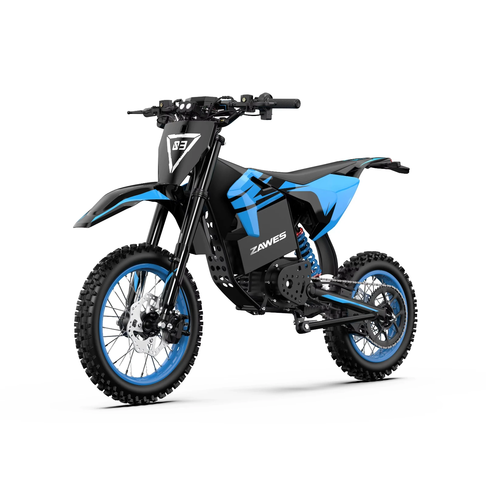 Motocicleta eléctrica S3, 60V 23.4Ah, motor central de 5000W, velocidad máxima de 70Km/H, 255Nm de torque, bicicleta eléctrica de montaña, frenos hidráulicos