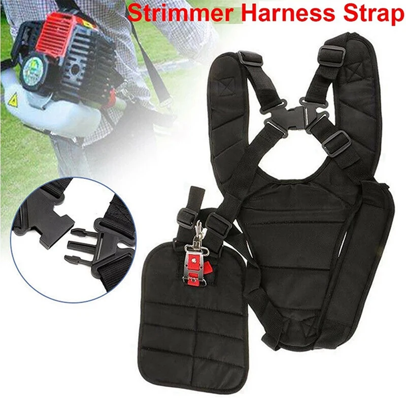 GTBL 2X Double Trimmer Shoulder Harness Strap Belt Lawn Mower Grass String For Brush Cutter & Trimmer Garden Power