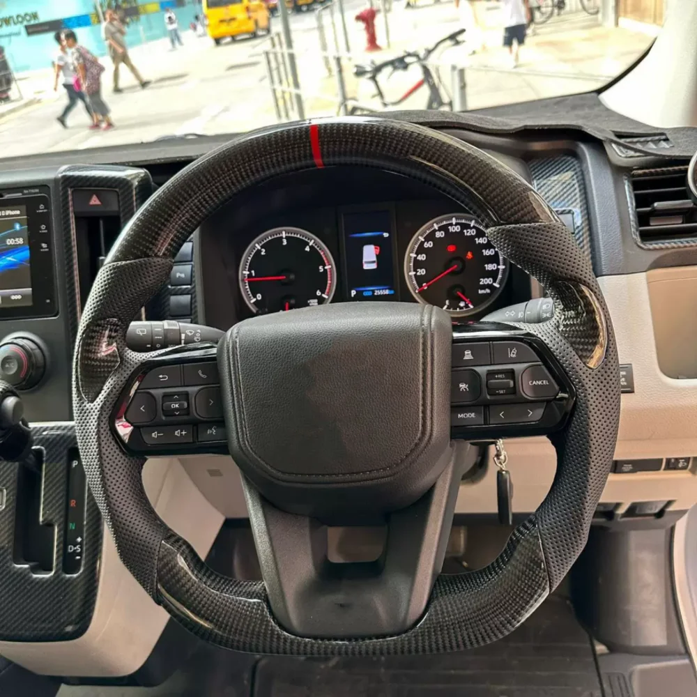 It is suitable for Toyota's old reform and new upgrade of Buldo Prado Land Patrol CoolLuze modified LC300 steering wheel assembl