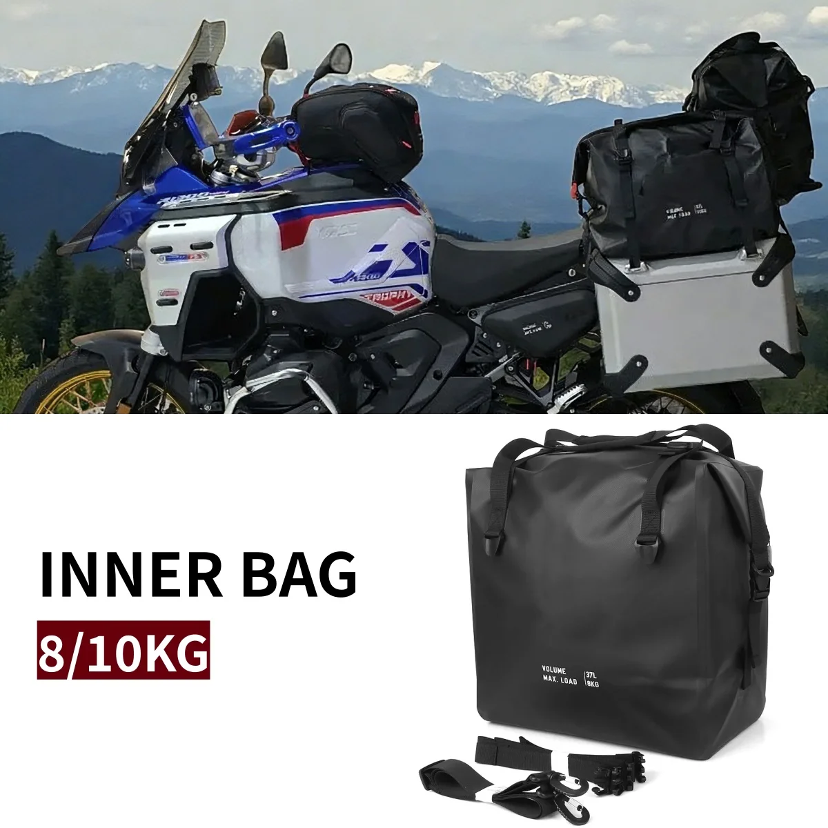 

For BMW R1200GS R1250GS R1300GS Adventure R 1300 GS ADV Motorcycle Accessories Aluminium Case Liner Bag Luggage Box Inner Bags
