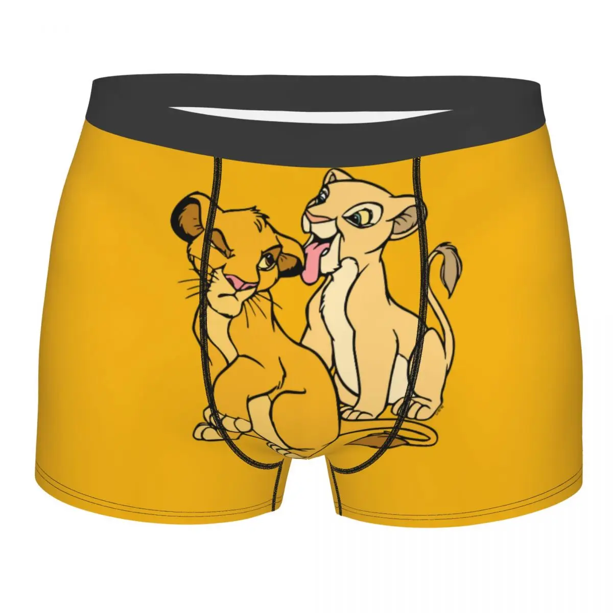 

Мужские трусы Custom The King Lion, дышащие трусы-боксеры Simba Nala