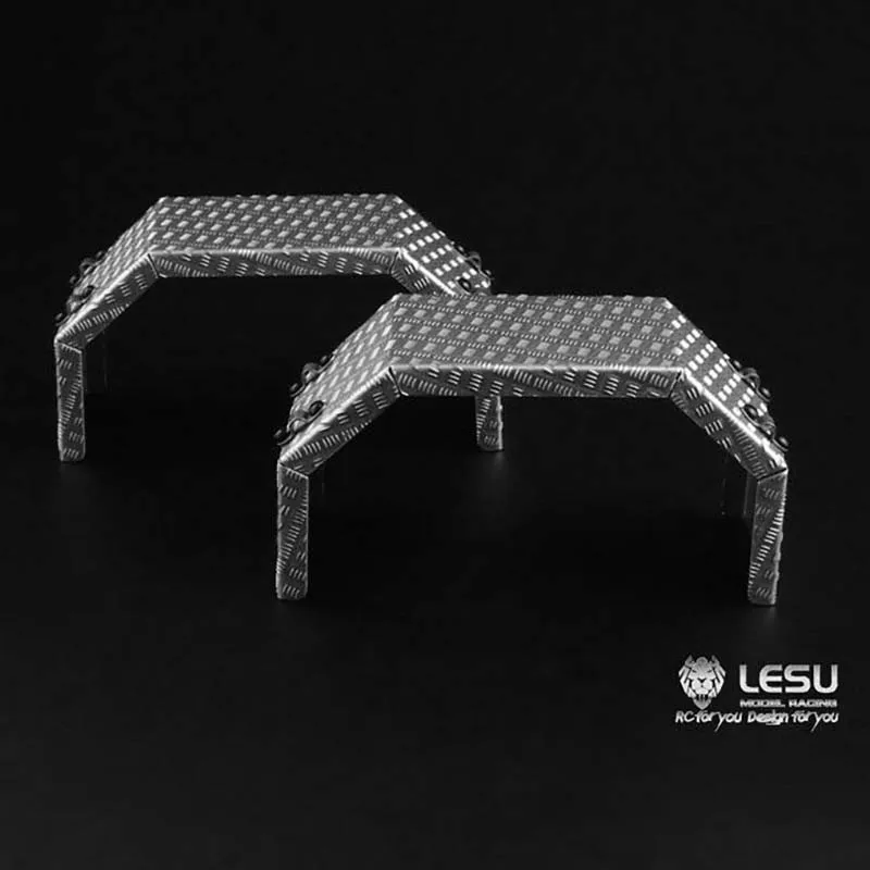 LESU RC Parts Metalowy błotnik przedni do zdalnie sterowanych zabawek 1/14 DIY Tamiyaya Wywrotka hydrauliczna RC Ciągnik siodłowy Samochód Th02292