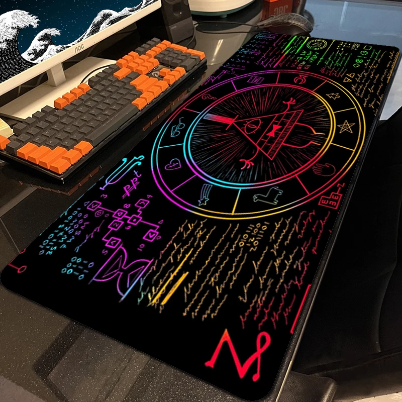 Gravity Fall Office Accessories Mousepad Long Computer Mat 40x90 Extra Large Gaming Carpet Mouse Pad 80x30 Mouse Pads Anime Xxl