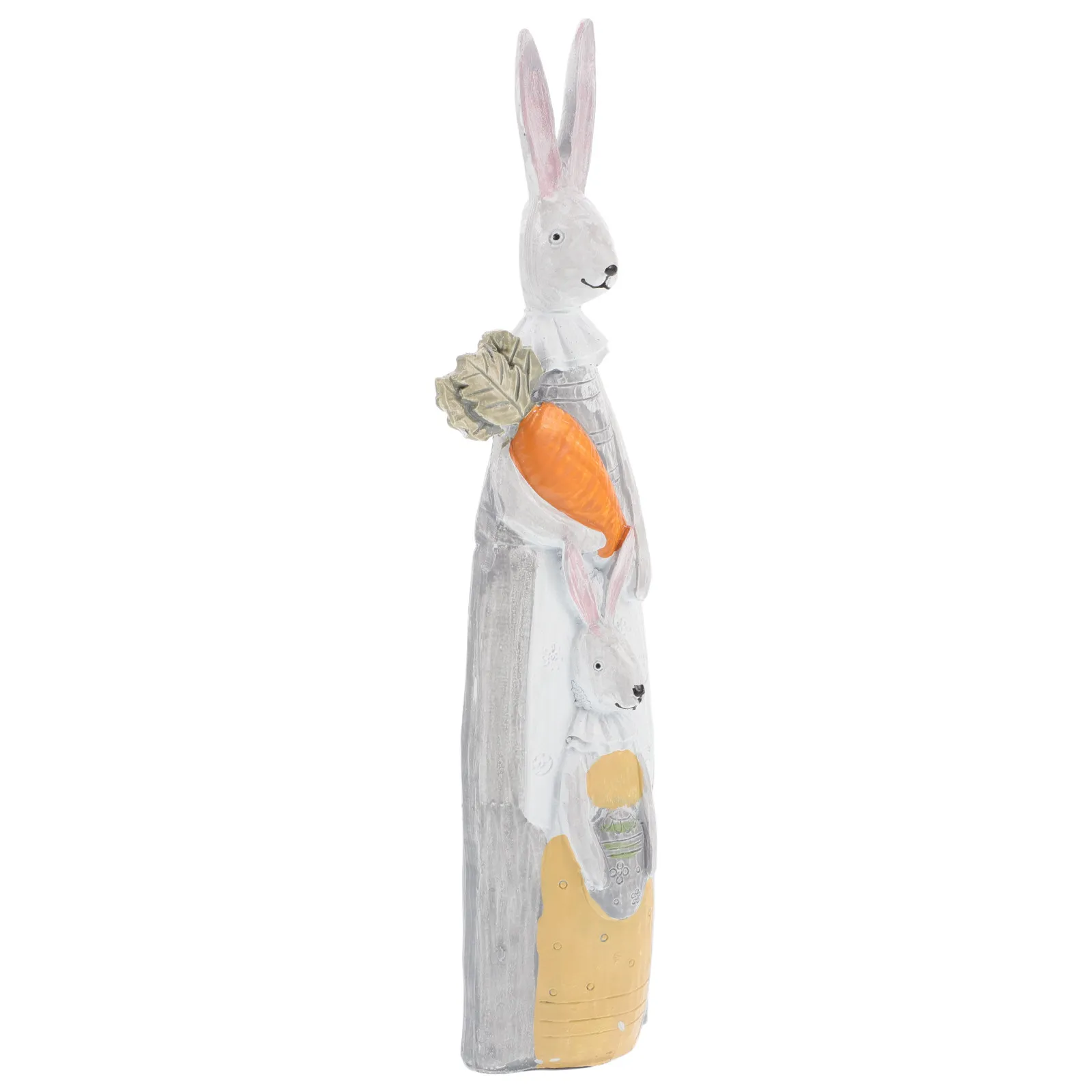 Exquisite Resin Rabbit Statue Springtime Cheer Whimsical Home Decor for Study Bedroom TV Cabinet Shelf Table Garden Decoration