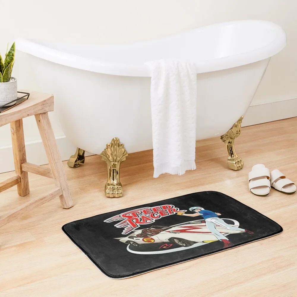 

Speed Racer Go Speed Racer Go Go!!! Bath Mat Bathtub Carpet Entrance Door Mat