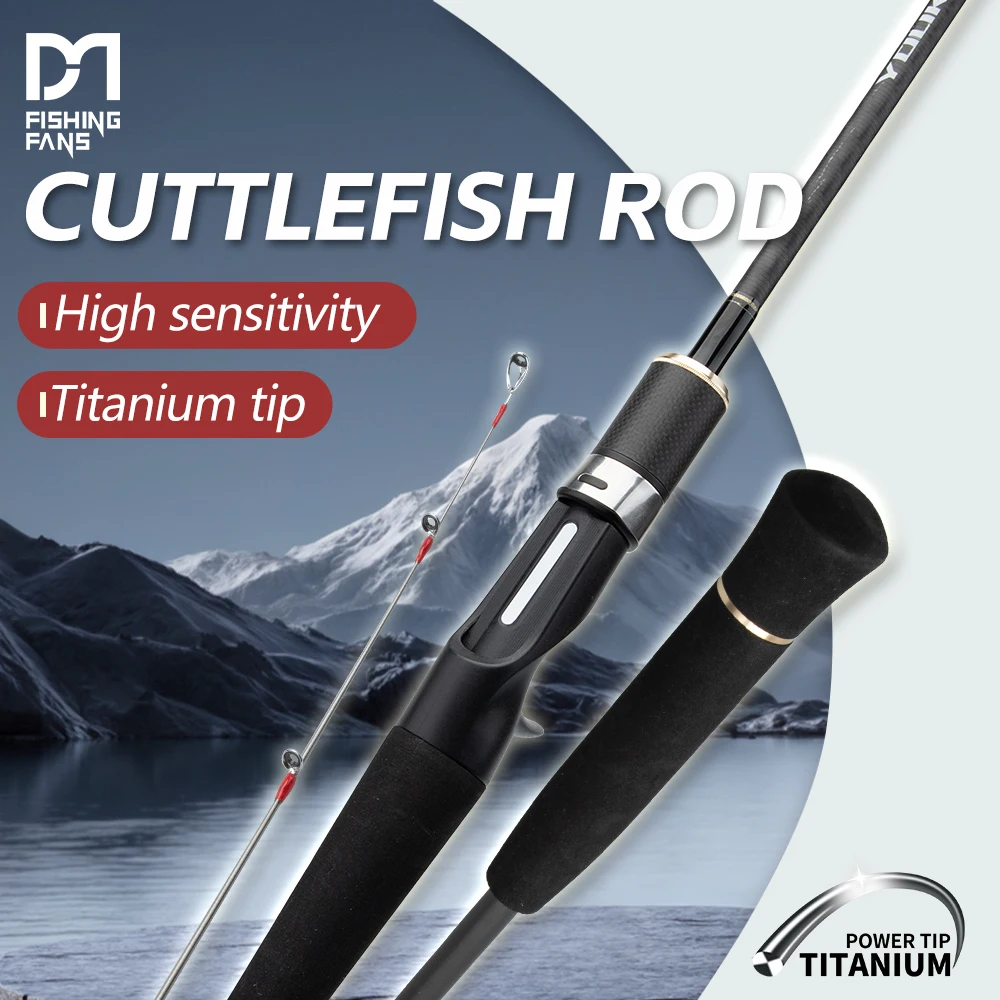 WĘDKARSTWO JIGGINGOWE KAŁAMARZE MUSZKIETE KALAMARZE MORSKIE WĘDKARSTWO ZAŁOŻEWSZE WĘDKA ML PE 0.8-2.0 TITANIUM TIP WĘDKA MORSKA Z GUMOWĄ PRZYNĘTĄ TAI-RUBBER
