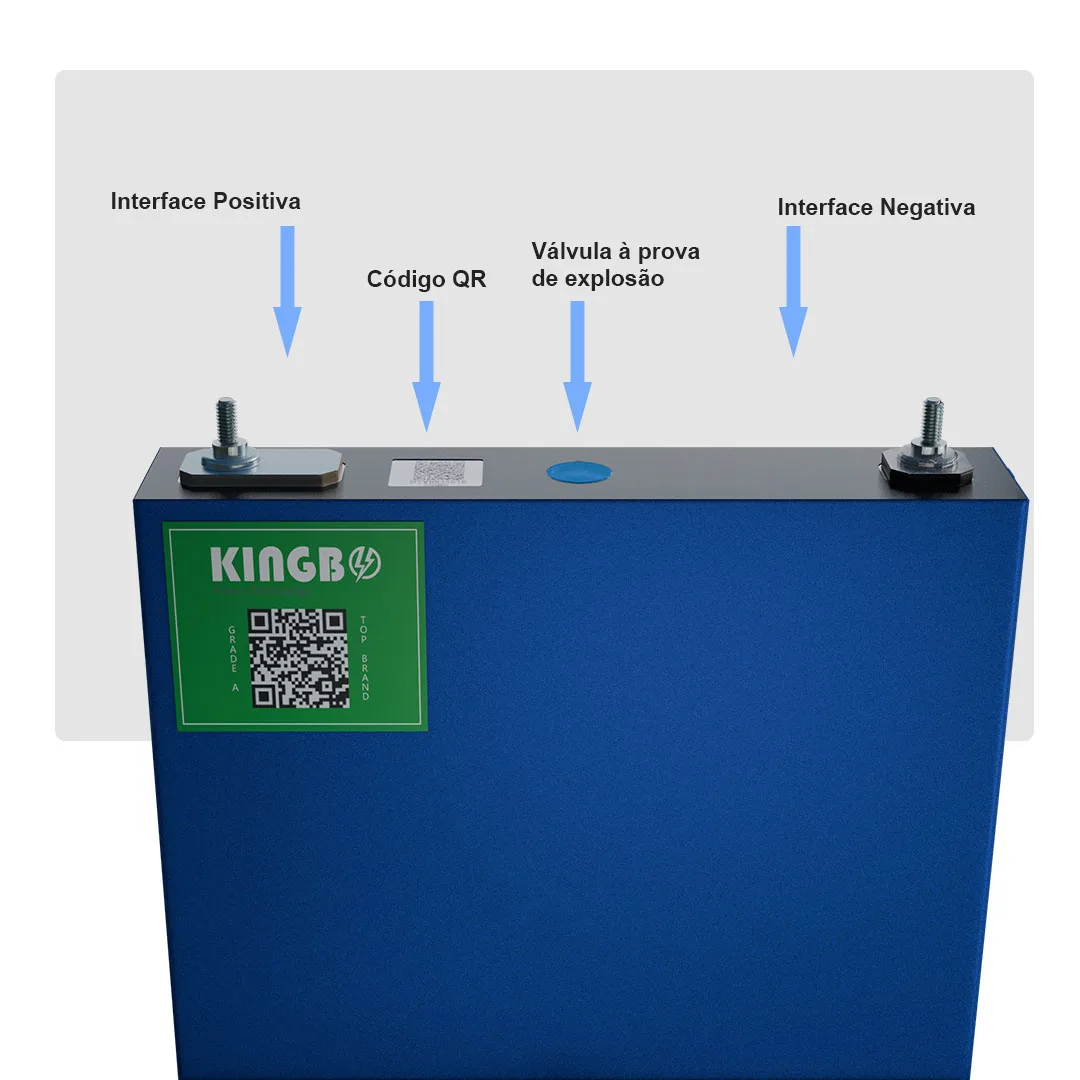 Kingbo Power 4 قطعة 3.2 فولت 52 أمبير بطارية Lifepo4 للدراجات النارية محرك السيارات احتياطية إمدادات الطاقة خلايا البطارية