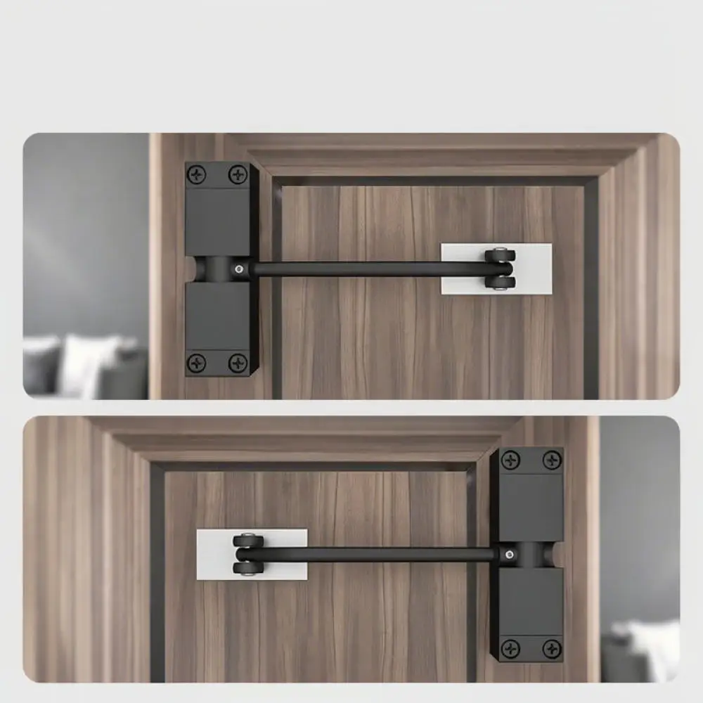 Adjustable Automatic Door Closer High Strength Spring Buffer Hardware For Interior Wooden Doors Home Closing Device