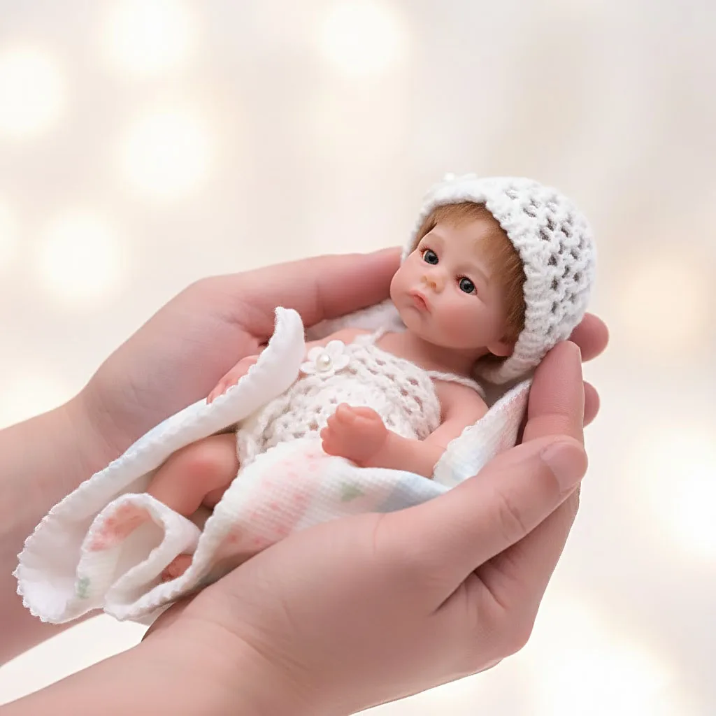 ตุ๊กตาเด็กทารกซิลิโคนเหมือนจริง Cloveray ขนาด 8 นิ้ว ตุ๊กตาซิลิโคนเนื้อนิ่มทั้งตัว น่ารักมาก ตุ๊กตาซิลิโคนแข็งคุณภาพสูง ของเล่นเด็ก ของขวัญเด็ก