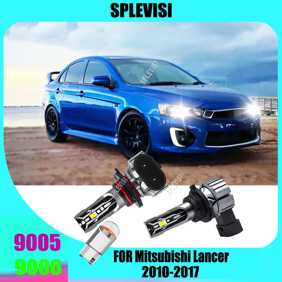 

9005 9006 LED 6000K Whtie Headlight Bulb - 200% Wider Beam Pattern For Mitsubishi Lancer 2010 2011 2012 2013 2014 2015 2016 2017