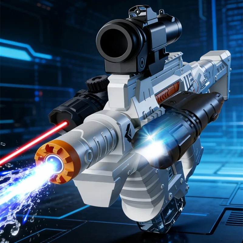 

Детский электрический водяной пистолет Interstellar Pulse: автоматический, с непрерывной стрельбой, для летних игр на улице, пляже и в бассейне