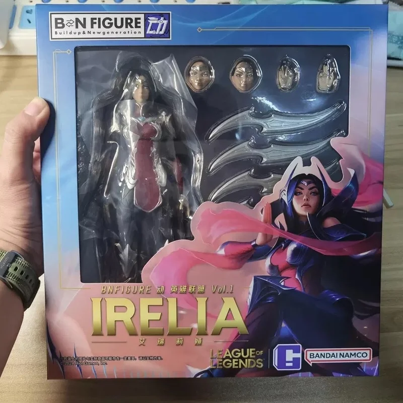 League Of Legends Lol Bandai Co Branded Iria Mobile Doll Decoration Game Peripheral Spot Pvc Birthday Gift