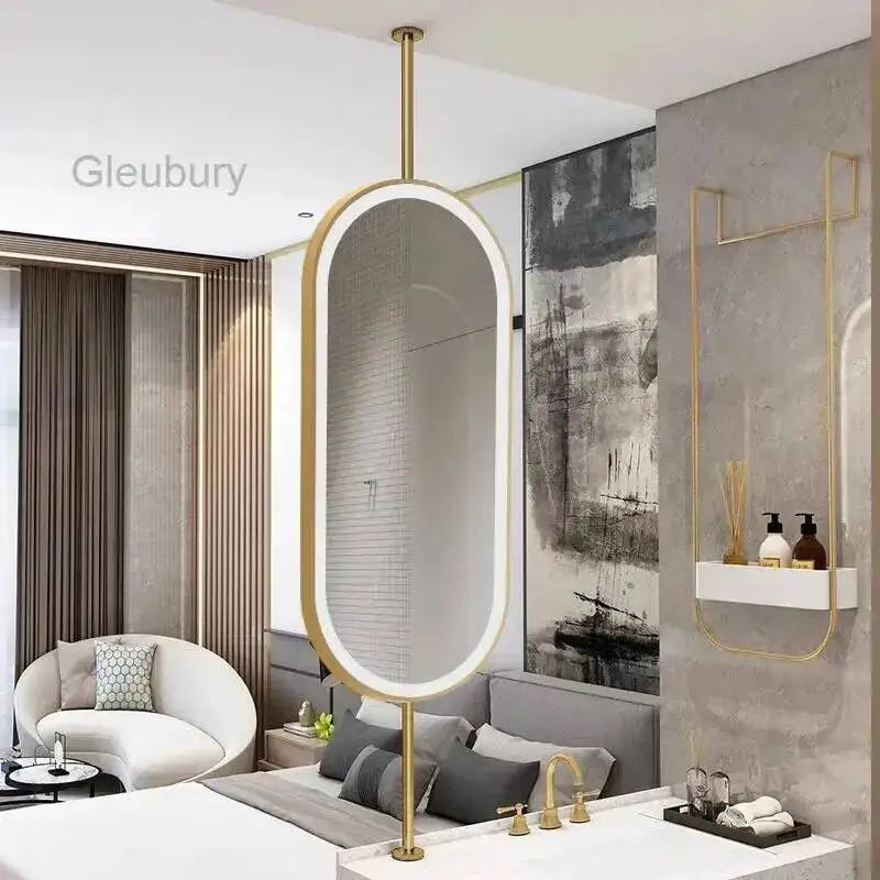 360 Vintage Mirror Wall Mirror Decoration Degree Living Room Large Full Body Mirrors For Bedroom Boho Home Decor Items Store