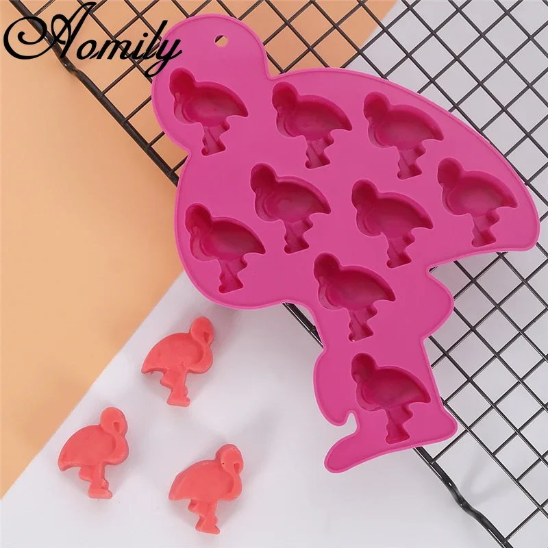 Bear Flamingo Cactus Pineapple Shape Ice Cube Tray Silicone Fruit Ice Cube Maker DIY Creative Ice Cube Mold Kitchen Accessories