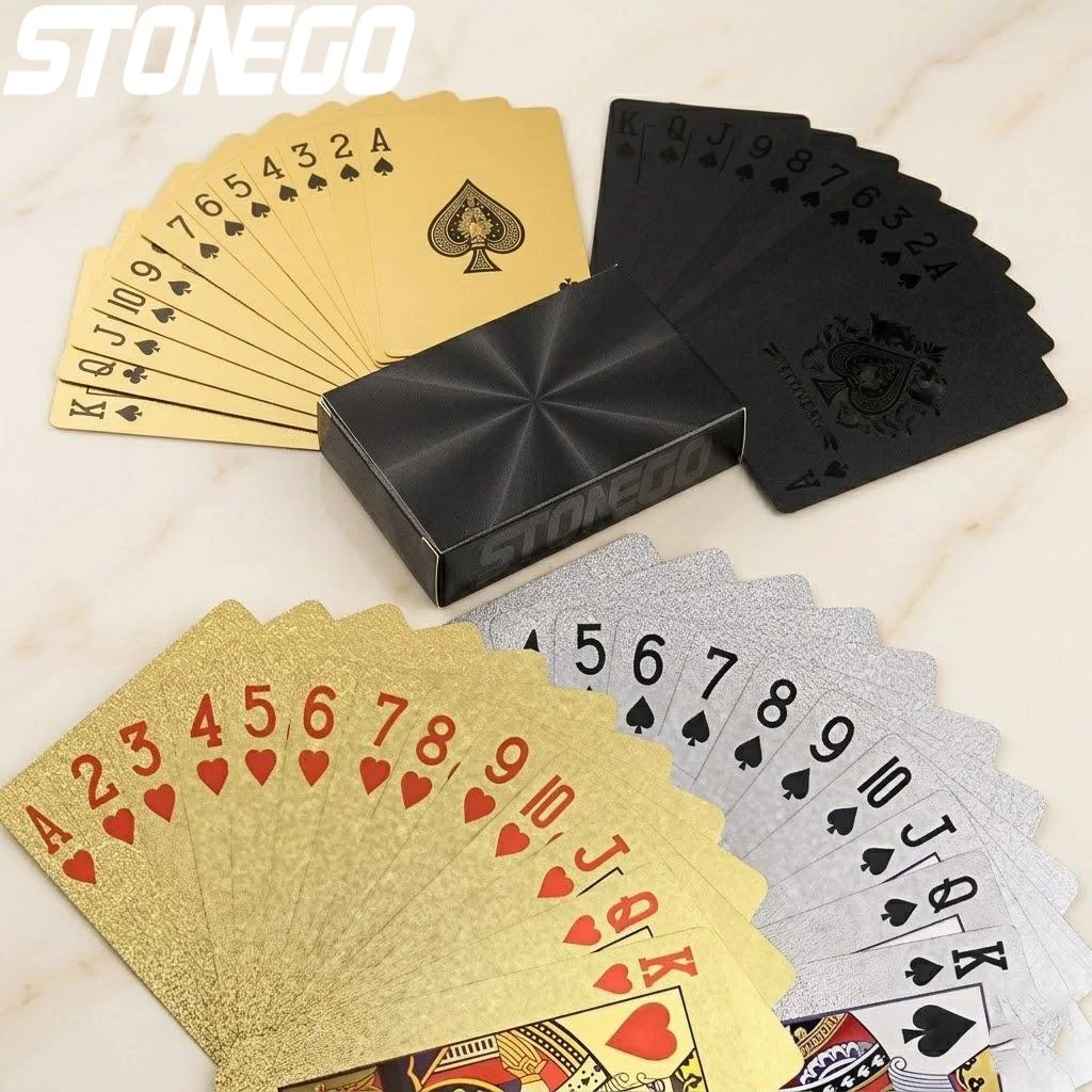 

Водонепроницаемые матовые пластиковые карты для покера из ПЭТ: классические настольные игры, модные фокусы, принадлежности для азартных развлечений