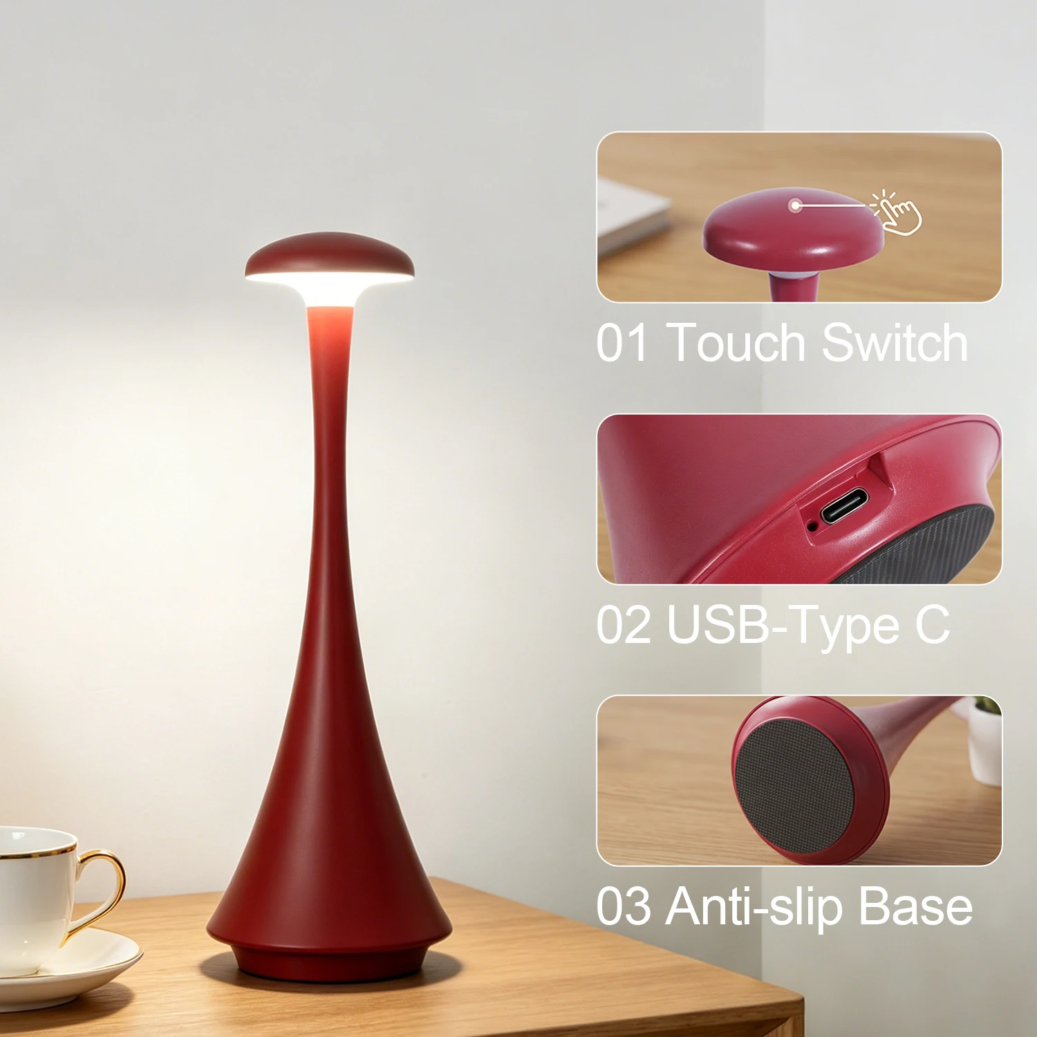New Arrival Mushroom Table Lam - đánh giá và giá Mushroom Table Lamp