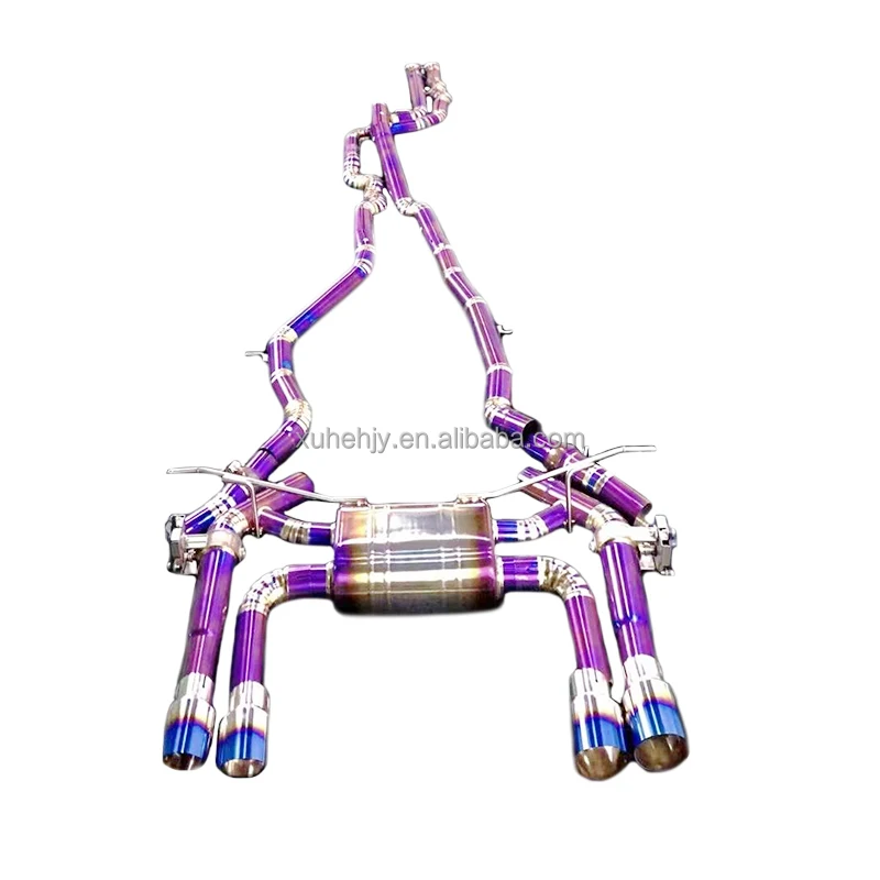 Equal Length Mid Pipes for M2c/m2 Competition F87 3.0t Titanium Exhaust Middle Pipe Car Exhaust System With Valves