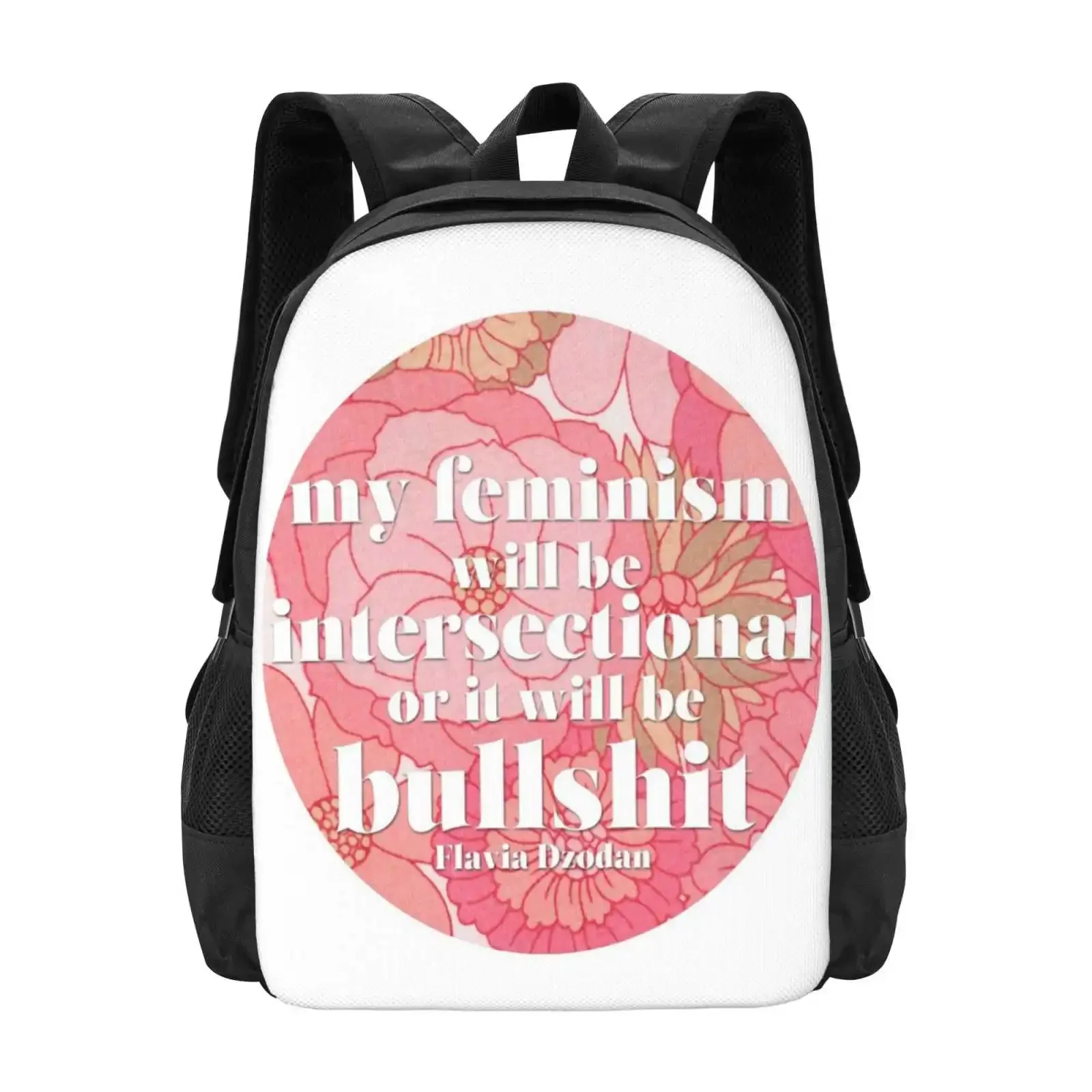 mochila-feminismo-intersecional-para-estudantes-escola-laptop-bolsa-de-viagem-feminismo-intersecional-slogan-feminista-60s-flavia-dzodan