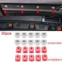 20Pcs Car Door Moulding Clips For BMW 3 Series E46 E90 E91 Auto Interior Dash Trim Clamps Kit
