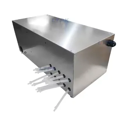 

LT-FD10 Hot Sale Semi Automatic Ten Heads Diaphragm Pump Water Bottle Fruit Juice Soy Sauce Vinegar Sesame Oil Filling Machine