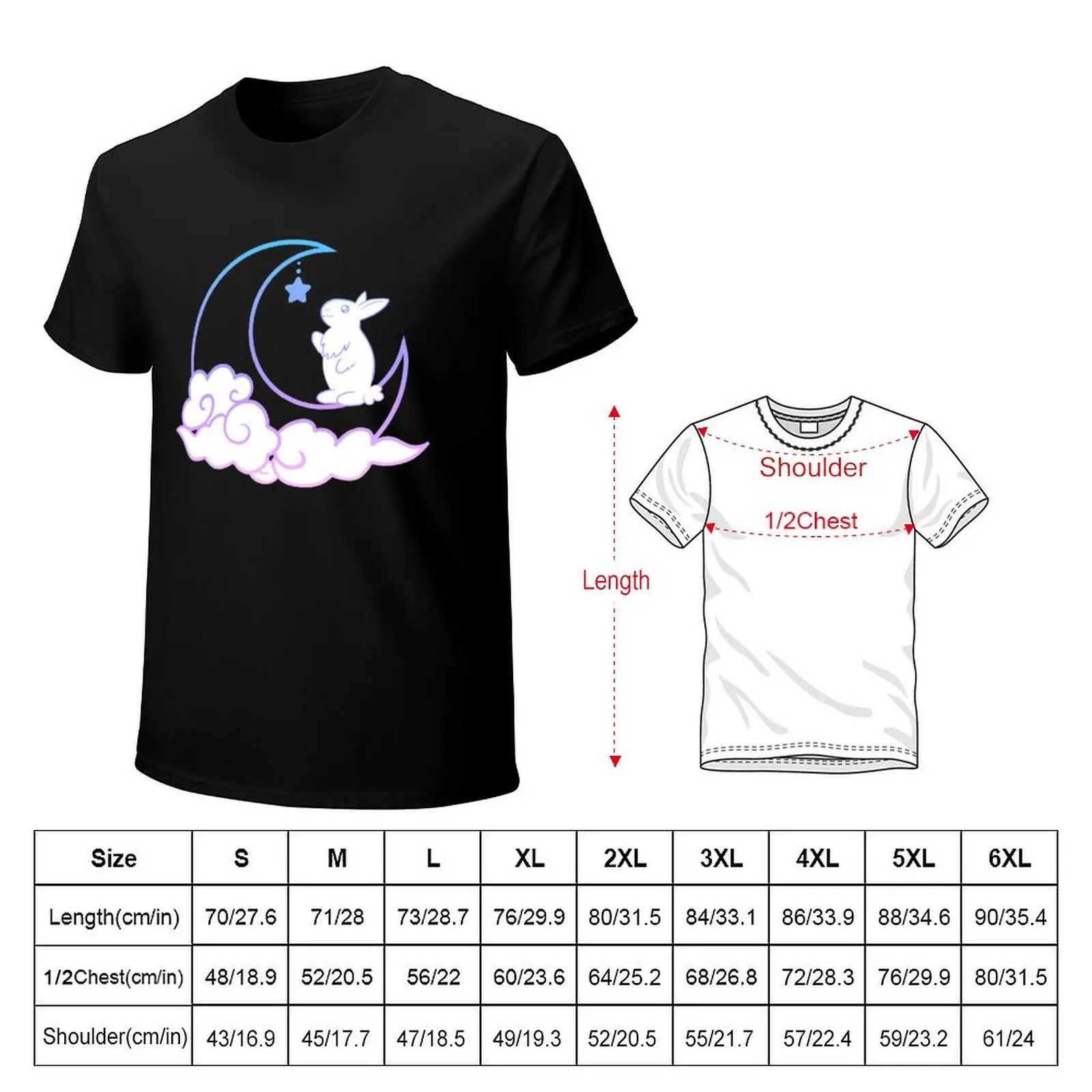 Moon Rabbit T-Shirt funnys for a boy blacks shirts graphic tees graphic tee shirt men