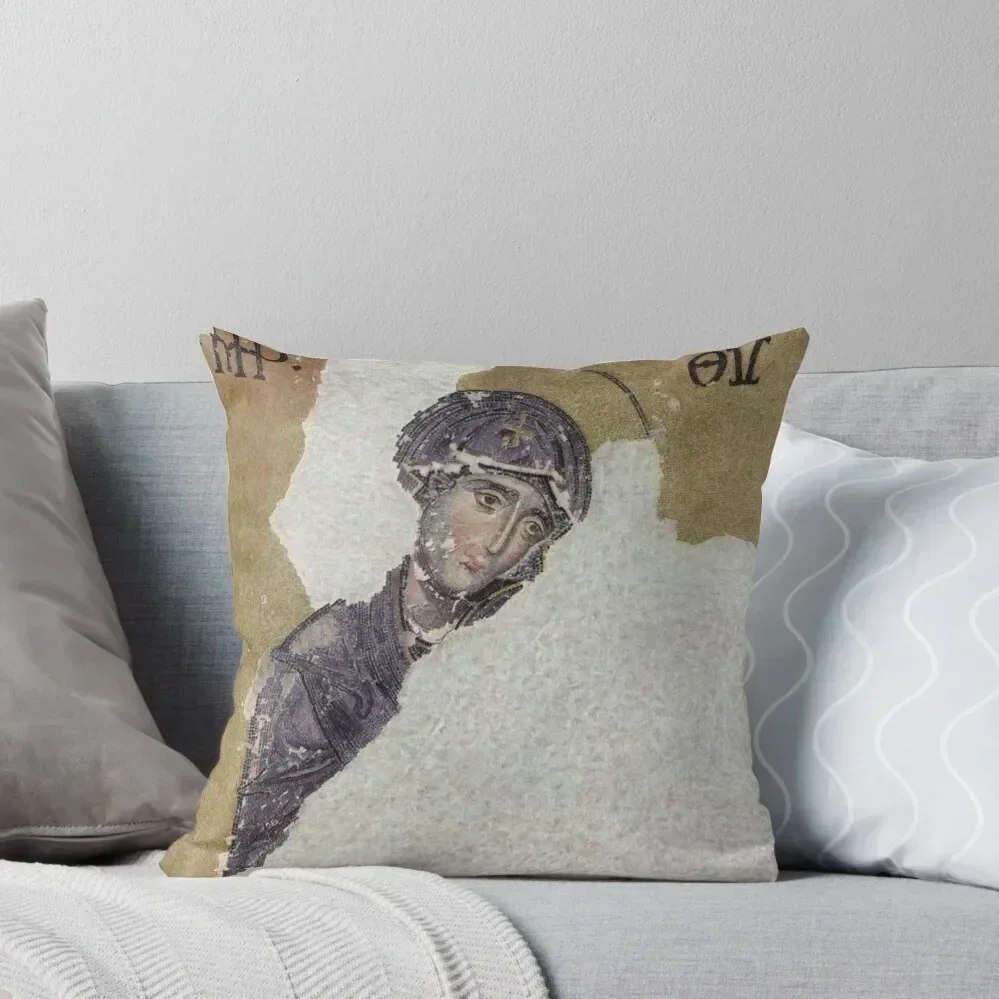

Mother of God, mosaic icon, Hagia Sophia Throw Pillow Christmas Pillow Cases Cushion Cover For Sofa pillow