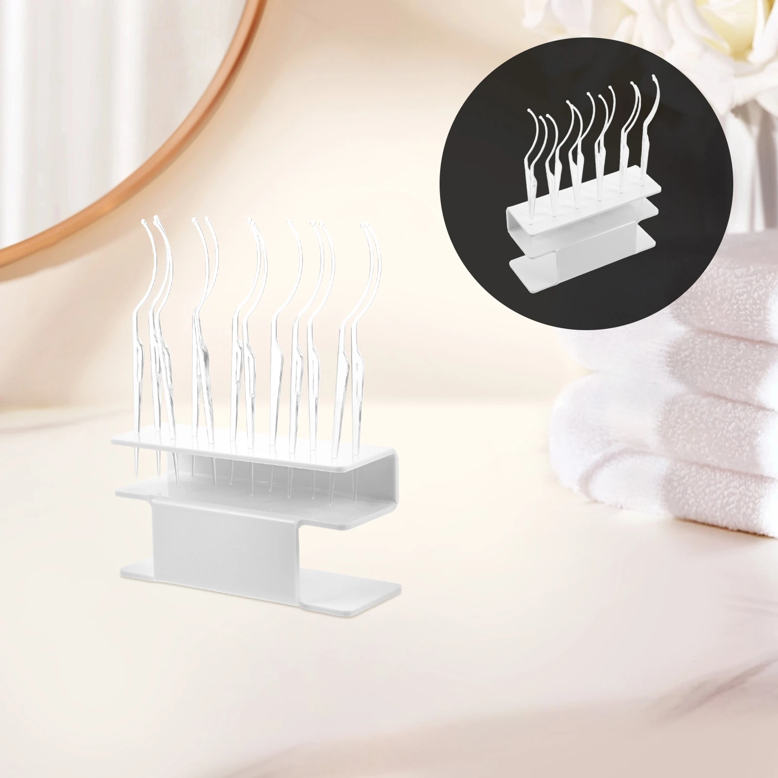 

1 set 1 Set False Eyelashes Display Stand Clear Try On Sticks For Beauty Salon Lash Extension Tools Eyelash Styling Accessories