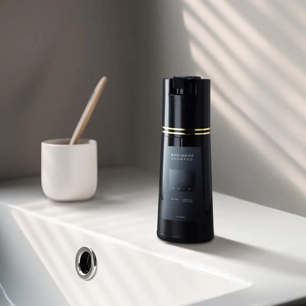 

200 мл Nova Hair Instant Dye Shampoo Краска для волос Шампунь-раскраска для седых волос Длительное питание для мужчин и женщин