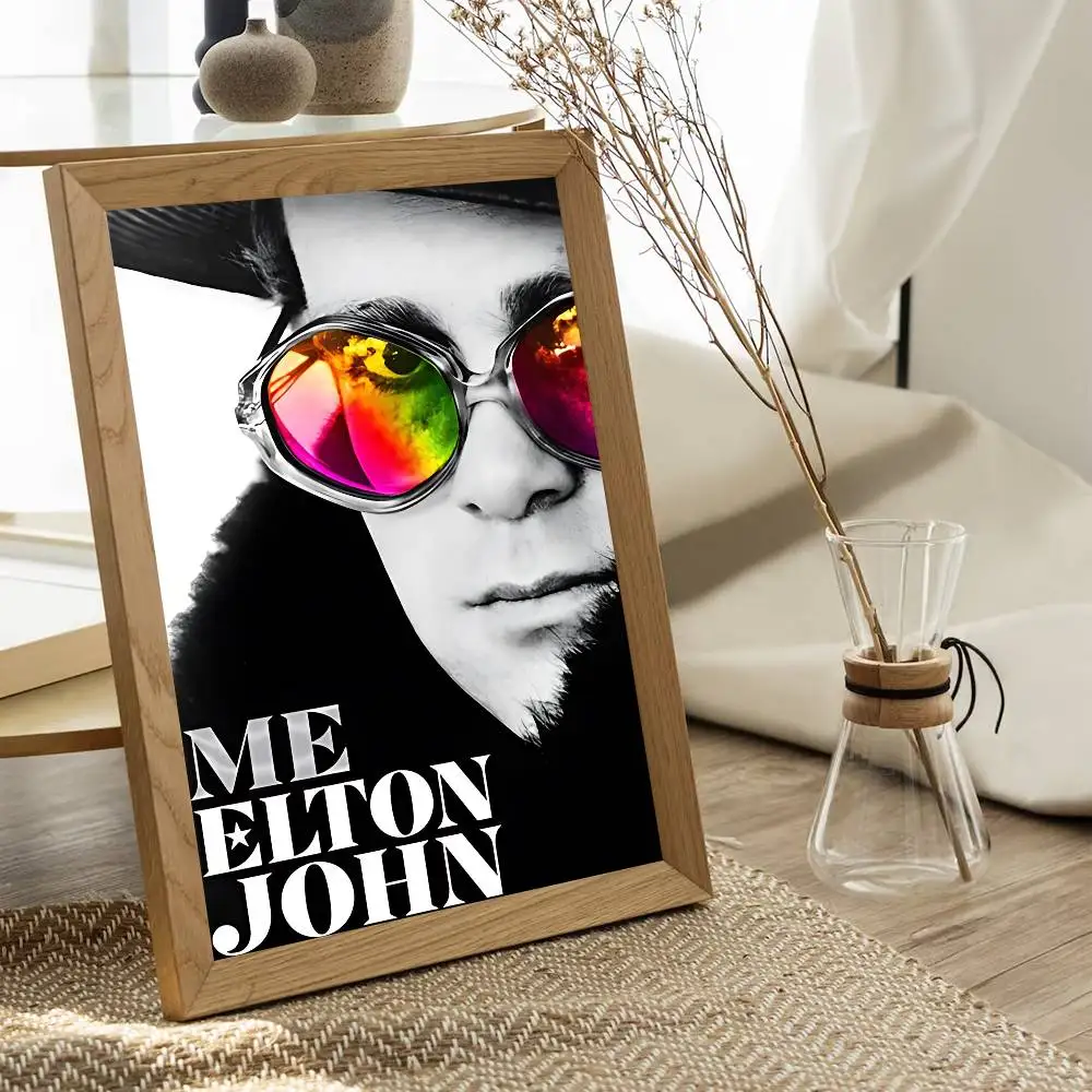 E-Elton J-John ملصقات لاصقة لفيلم يتوهم الجدار ملصق لغرفة المعيشة زخارف للحانات اللوحة الزخرفية خمر