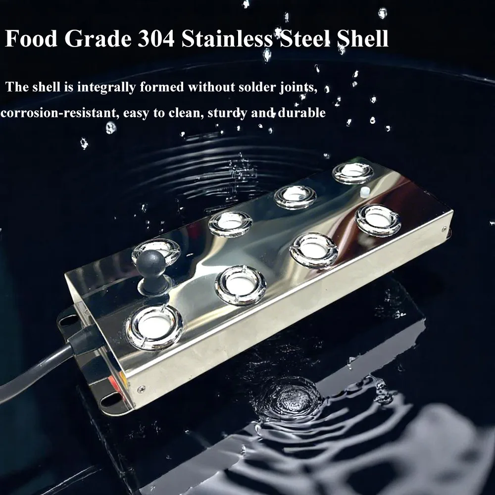 DC48V Ultrasonic Industrial Humidifier 10/12 Head Fog Sprayer Fogger Mist Maker Greenhouse Fog Generator
