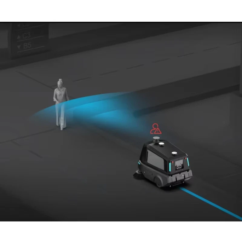 Robot pembersih industri menengah dan besar, penyedot debu untuk keperluan komersial seluas ribuan meter persegi