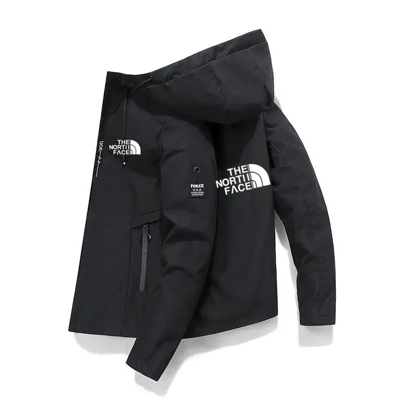 

2025 New Spring And Autumn Brand Men's Windproof Zipper Jacket Casual High Quality Hooded Baseball Outdoor Sports