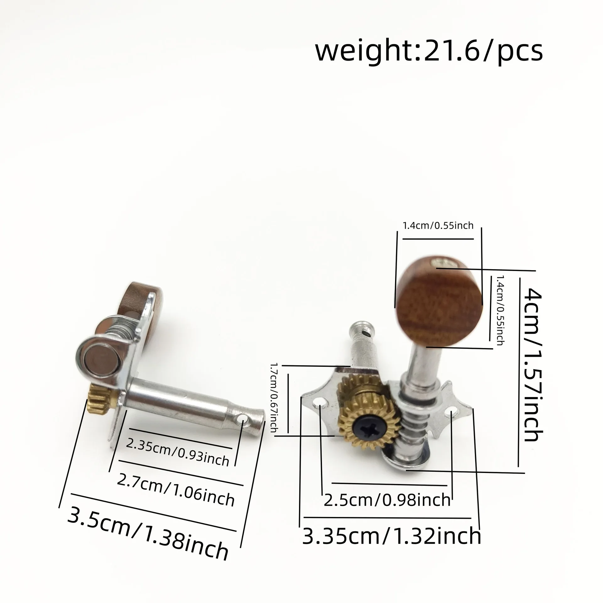 Acoustic & Electric Guitar Open Gear Long Post Tuning Pegs Guitar Open Back Machine Heads with Extended String Holes