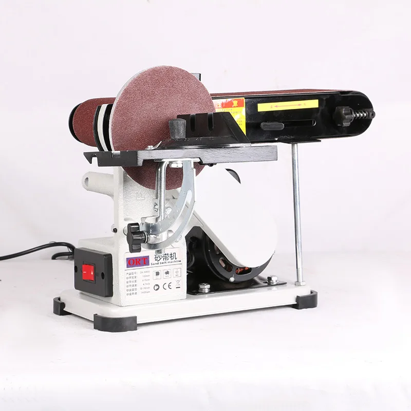 Supply Woodworking Machinery - DIY Grade Belt Grinder Small Polishing Machine Desktop Angle Knife