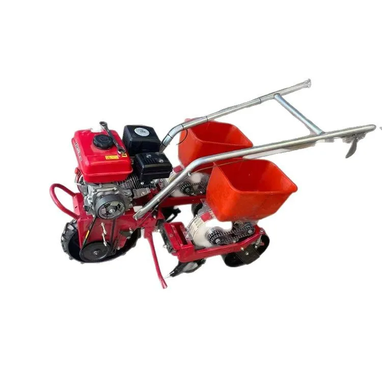 

2025 Micro-tilter corn precision sowing machine exports hand-push corn seeder with 2 rows of peanuts